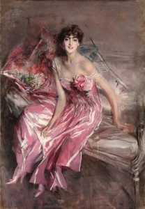 La signora in rosa - Giovanni Boldini
